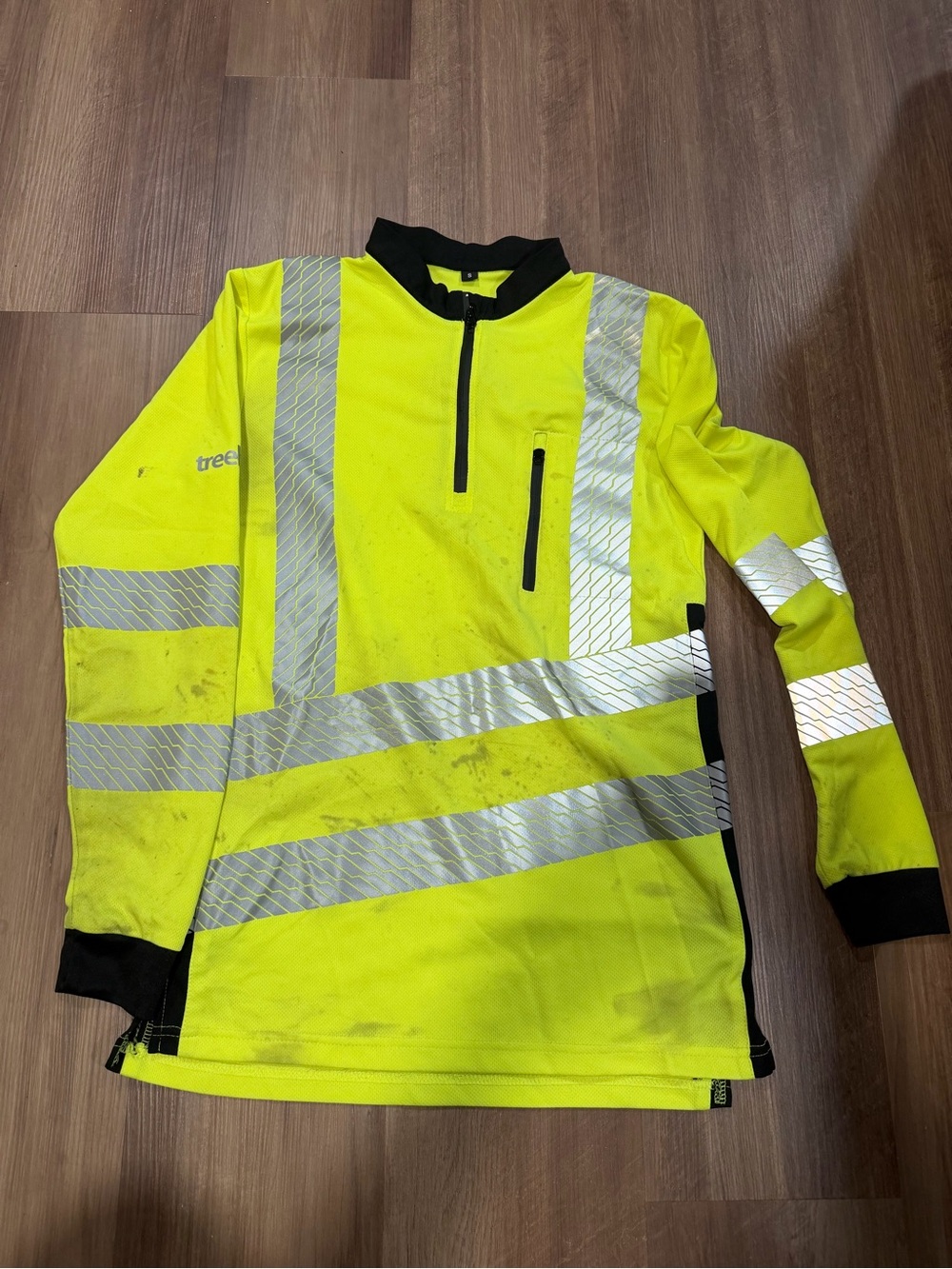 Treehog High-Vis Yellow Long-Sleeve Safety Long Sleeve